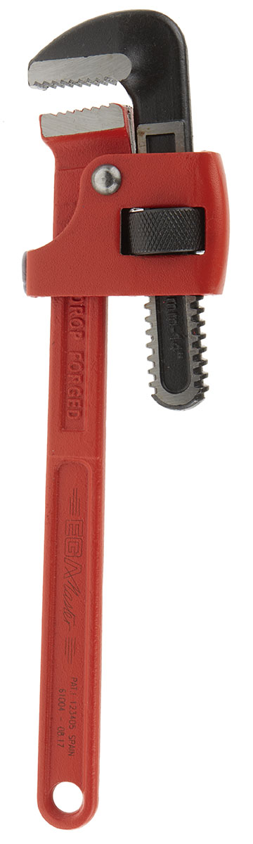 Ega-Master Pipe Wrench, 355.6 mm Overall