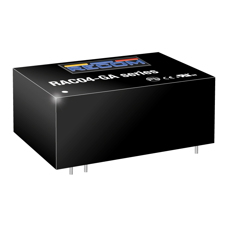 Recom, AC/DC Converter 440 mA, 9 V, 9 V 5-Pin RAC04-09SGA