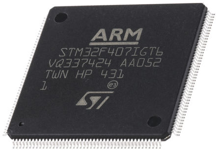 STMicroelectronics STM32F427IIT6, 32 bit ARM Cortex M4, STM32F427II Microcontroller, 180 MHz, 2048kB FLASH, 176-Pin LQFP