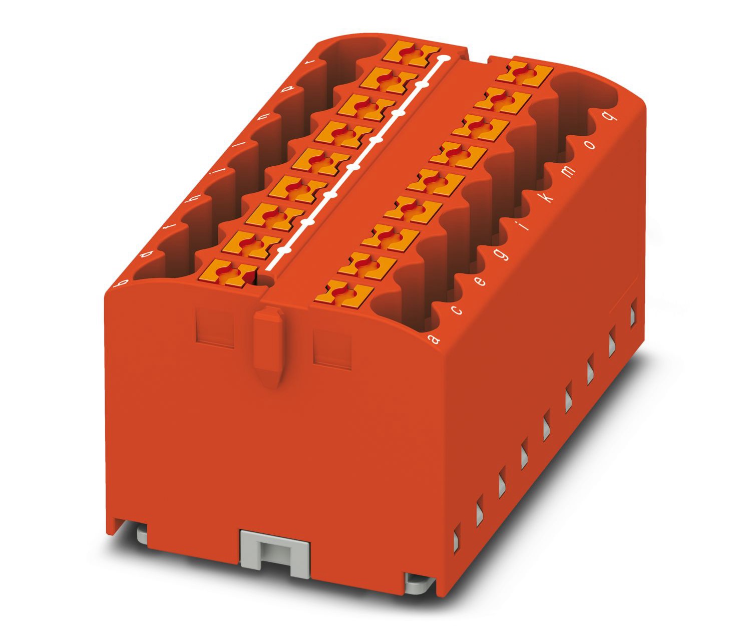 Phoenix Contact Distribution Block, 18 Way, 4mm², 24A, 450 V, Red
