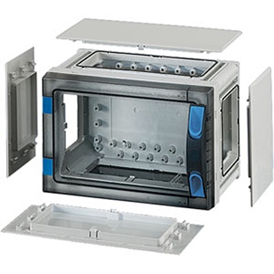 HENSEL FP Series Grey Polycarbonate Junction Box, IP65, 186 x 276 x 186mm