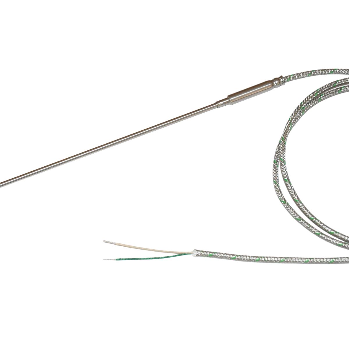 Electrotherm294 Type K Thermocouple 500mm Length, 1.5mm Diameter, 0°C → +1000°C