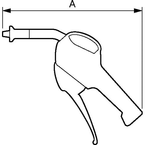 PREVOST 6bar Air Blow Gun, G 1/4in Air Inlet (BSP)