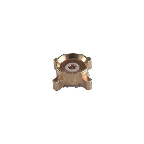Huber+Suhner 82_MMB Series, Jack Surface Mount Circular Coaxial Connector, 50Ω, Surface Mount Termination, Straight Body