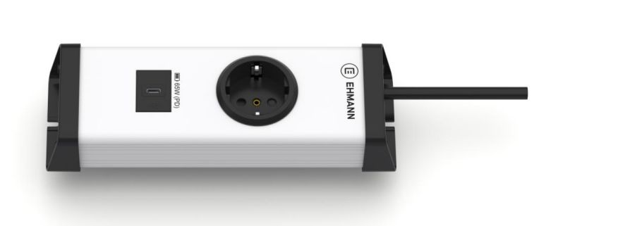 Bodo Ehmann Type F - German Schuko, USB 2 Gang Power Distribution Unit, 1.5m Cable, 16A, 250 V