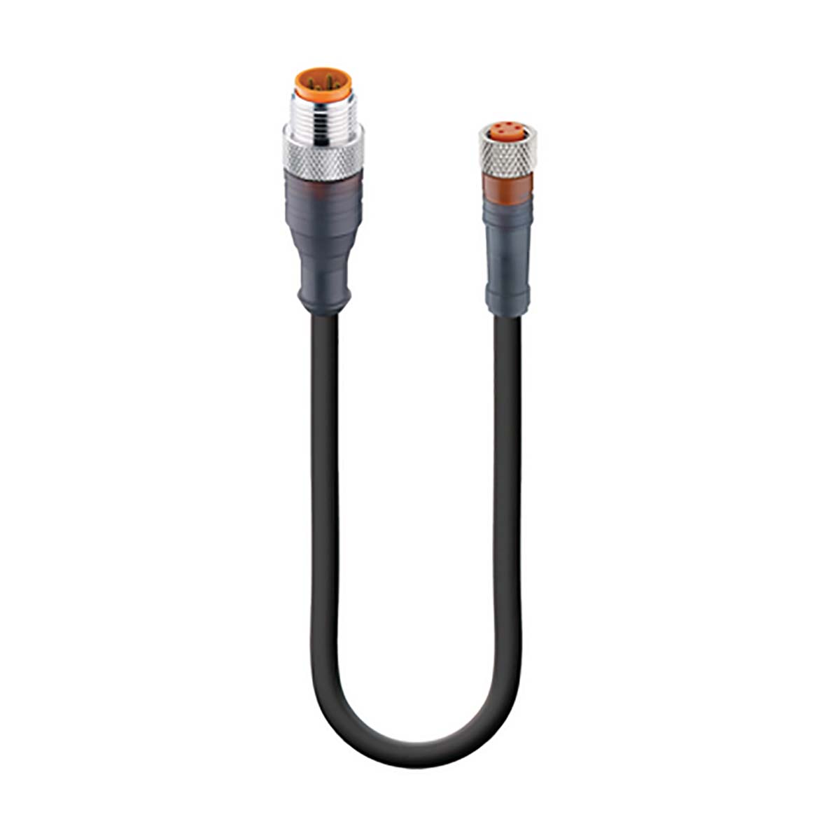 Lumberg Automation Male 4 way M12 to Female 4 way M8 Sensor Actuator Cable