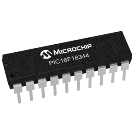 Microchip, 8 bit PIC, PIC16F18344 Microcontroller, 32 MHz, 7kB FLASH, 20-Pin PDIP