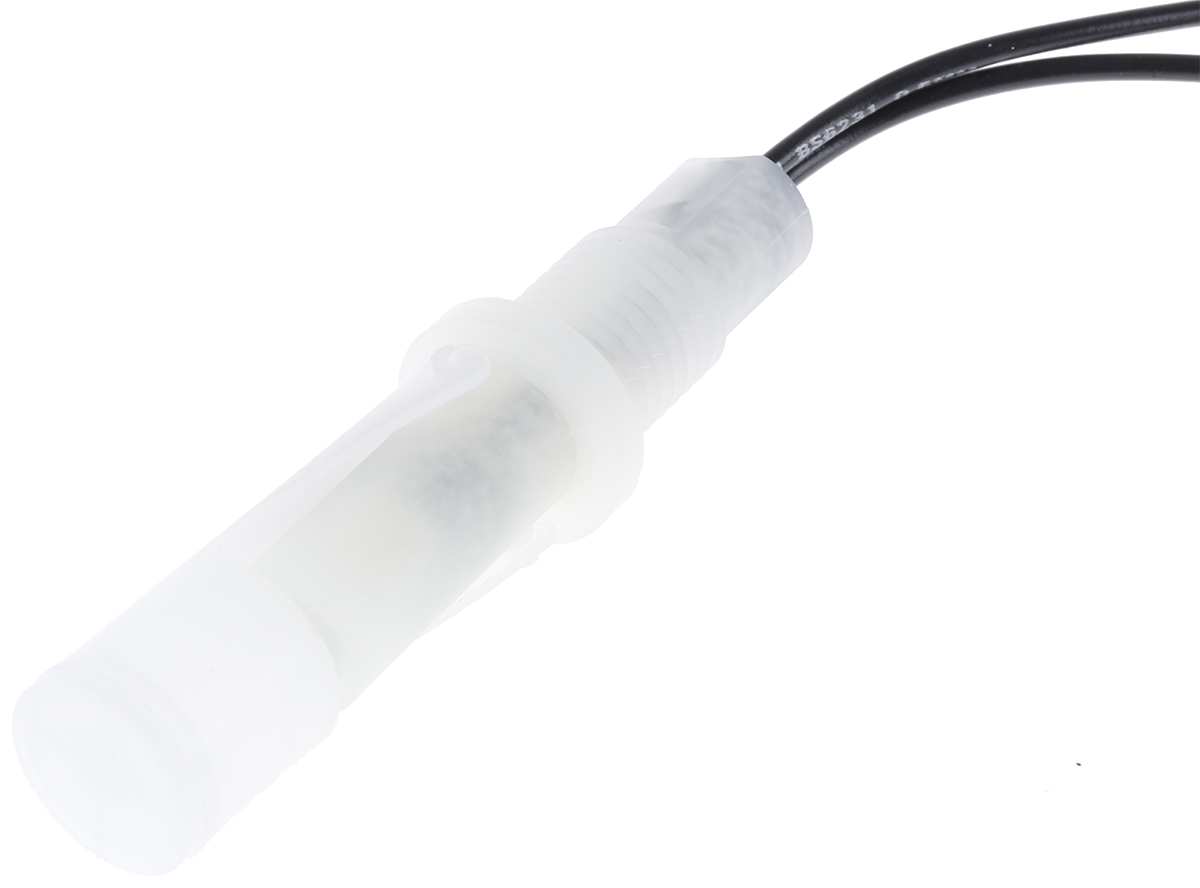 Sensata Cynergy3 RSF70 Series Horizontal External Polypropylene Float Switch, Float, 1m Cable, NO/NC