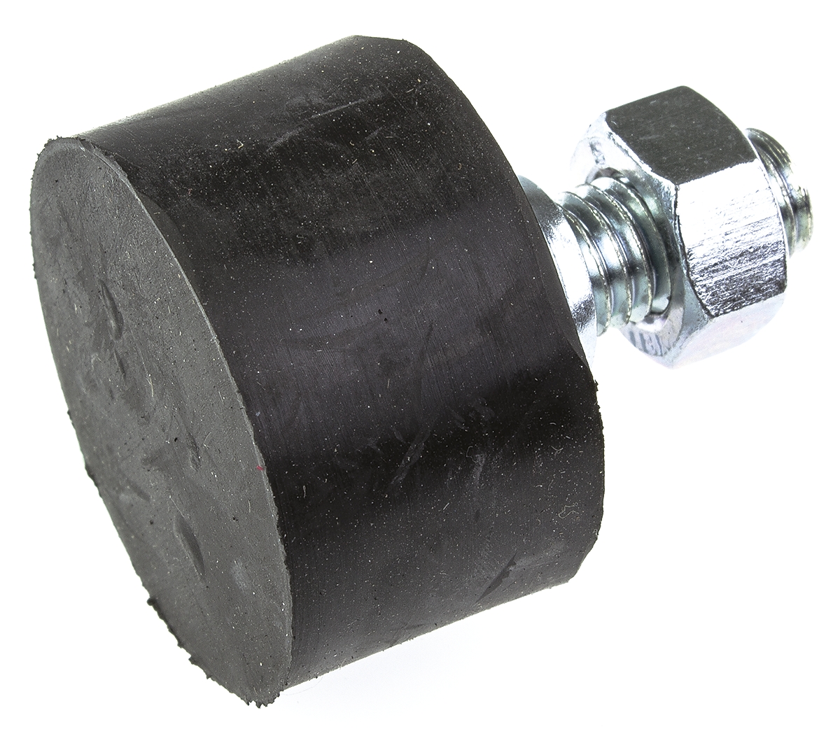 FIBET Cylindrical M8 Anti Vibration Mount, Male Buffer Foot with 92.1kg Compression Load