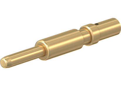 Staubli Male 22 to 35A Crimp Contact Maximum Wire Size 2.5 to 4mm² for use with CT-E3-3