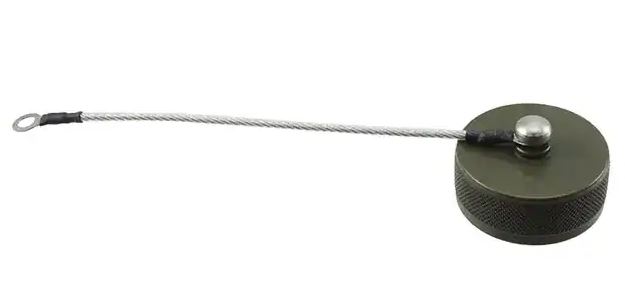 Amphenol Limited D38999 MIL-DTL-38999 Plug Dust Cap, Shell Size 17, with Olive Drab Cadmium Finish