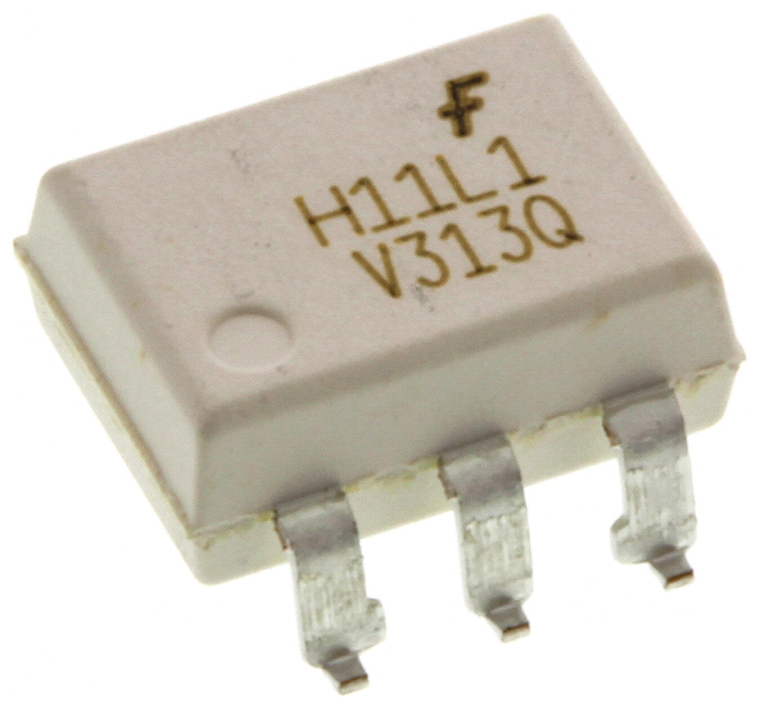 onsemi, H11L1SR2VM DC Input Logic Gate Output Optocoupler, Surface Mount, 6-Pin DIP