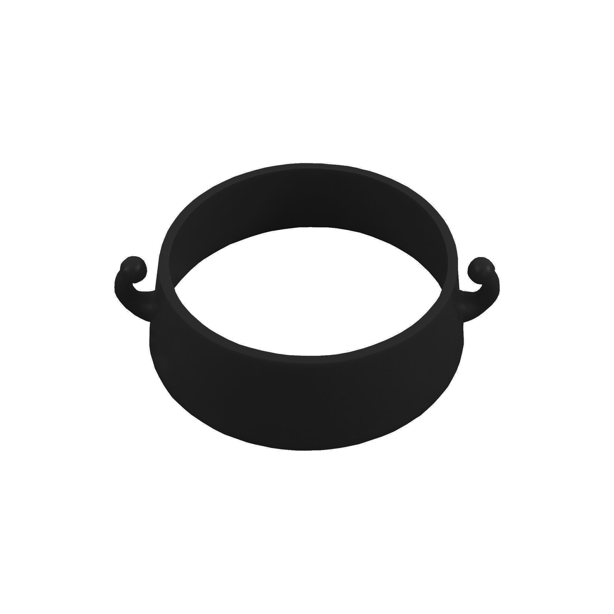 RS PRO Black Chain Attachment Rings