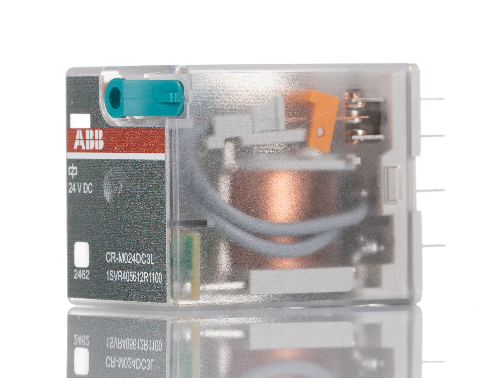 ABB CR-M Series Interface Relay, DIN Rail Mount, 24V dc Coil, 3CO (SPDT), 10A Load