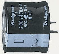 Rubycon 470μF Aluminium Electrolytic Capacitor 450V dc, Snap-In - 450MXG470MEFCSN35X40