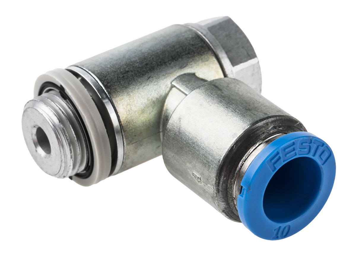 Festo GRLA Series Tube Exhaust Valve, 10mm Tube Inlet Port x G 1/4 Outlet Port, 193148