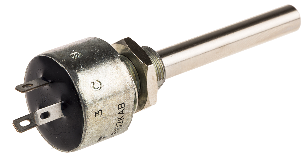 Vishay PE30 1kΩ Rotary Potentiometer 1-Gang Panel Mount, PE30L0FR102KAB