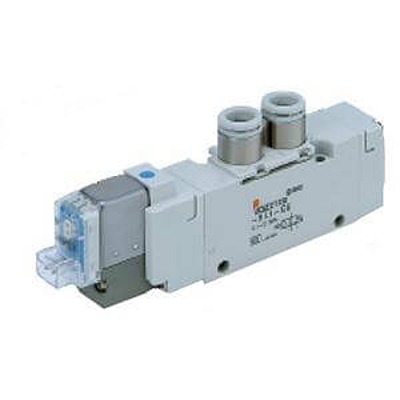 SMC High Speed Response Type Solenoid Valve - Solenoid One-Touch Fitting 6 mm VQZ2000 Series 24V dc