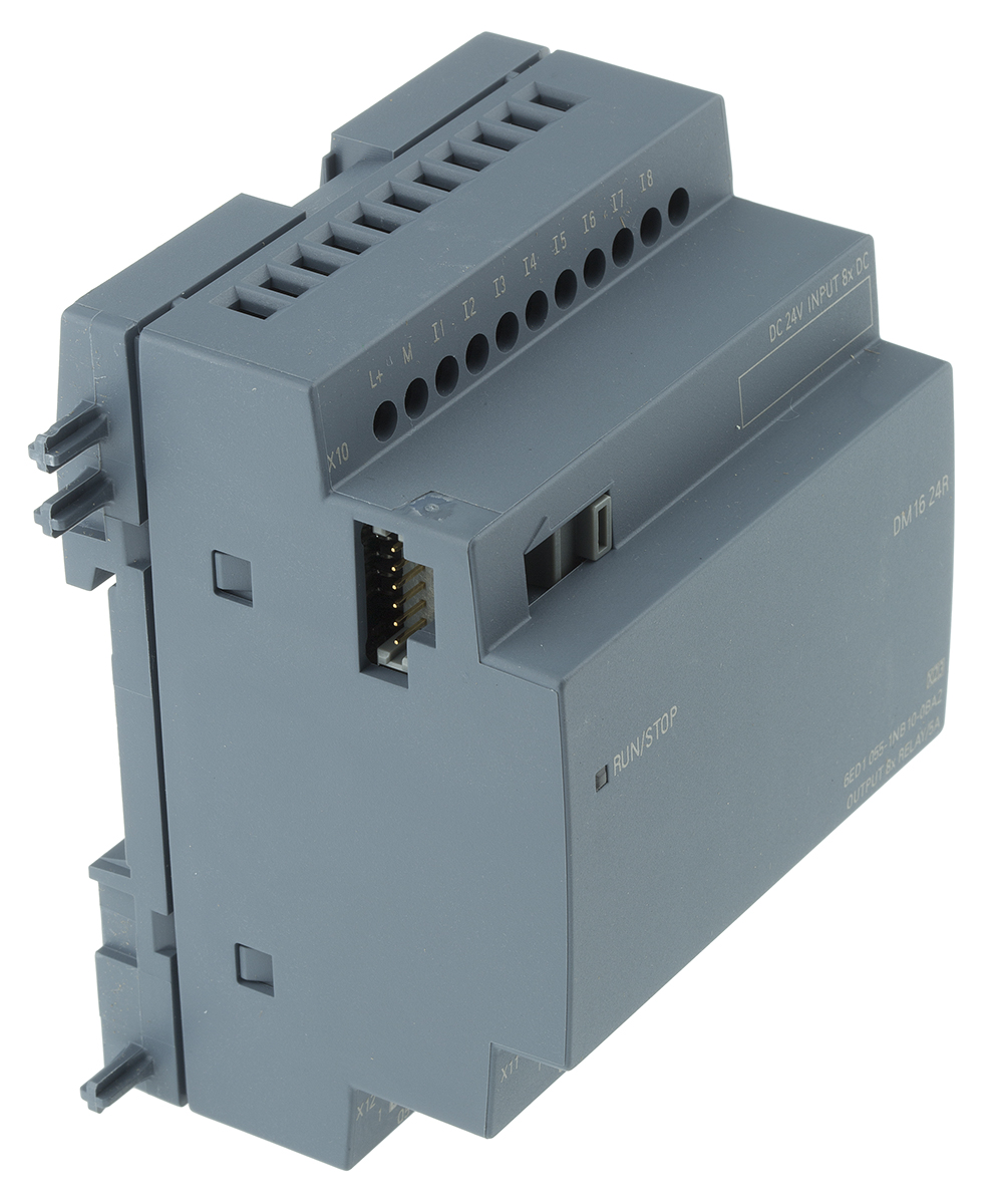 Siemens LOGO! 8 Expansion Module, 24 V dc, 8 x Input, 8 x Output Without Display