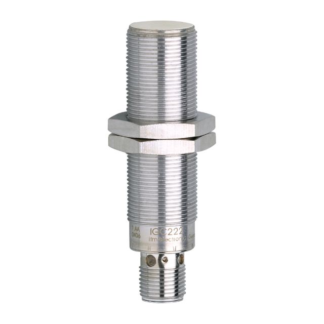 ifm electronic Inductive Threaded Barrel Proximity Sensor, M18, 8 mm Detection, PNP/NPN NO/NC, 10 → 36 V dc