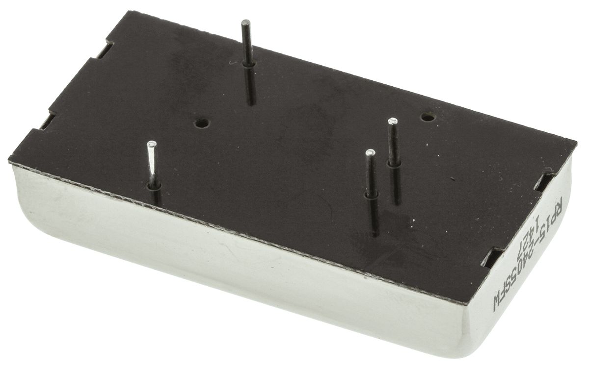 Recom RP15 FW DC-DC Converter, 5V dc/ 3A Output, 9 → 36 V dc Input, 15W, Through Hole, +65°C Max Temp -40°C Min