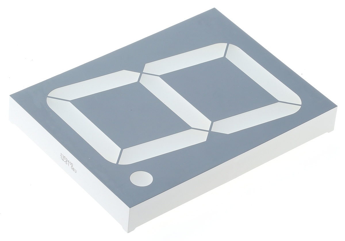 SA40-19SGWA Kingbright 7-Segment LED Display, CA Green 31 mcd RH DP 101mm