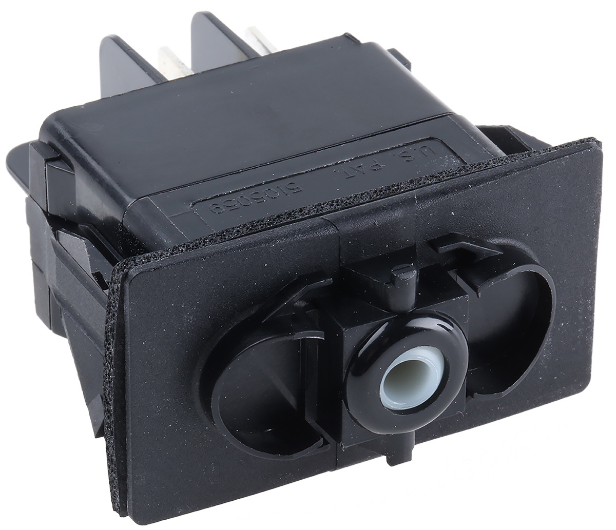 Carlingswitch DPST, Latching Rocker Switch Panel Mount