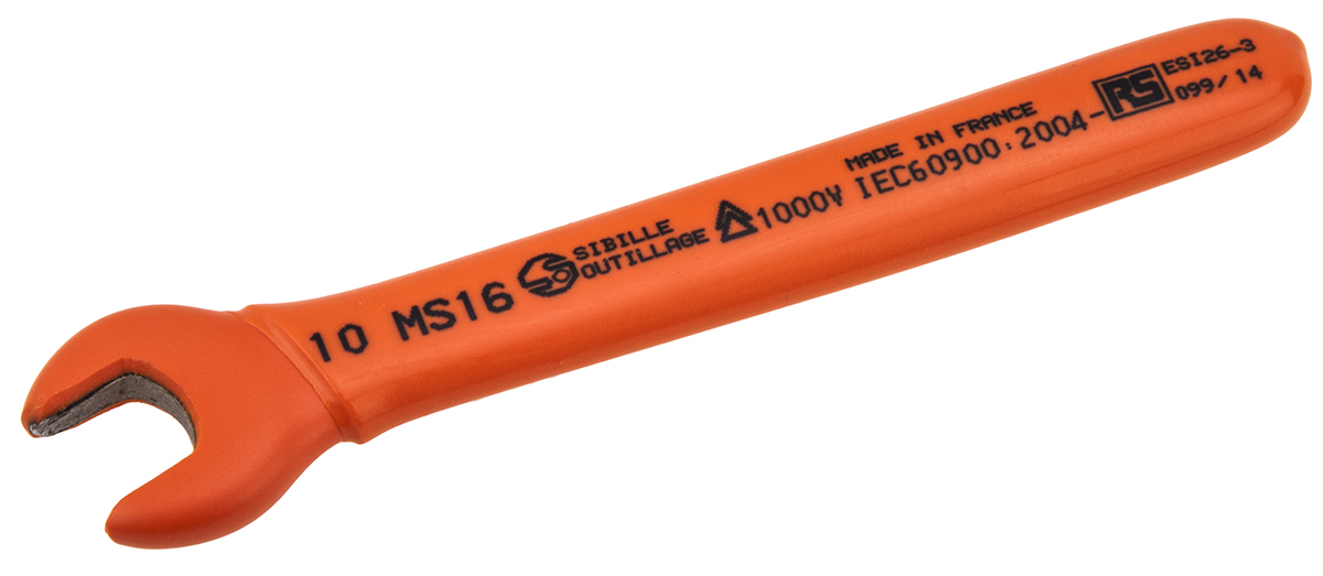Penta Single Ended Open Spanner, 10mm, Metric, VDE/1000V