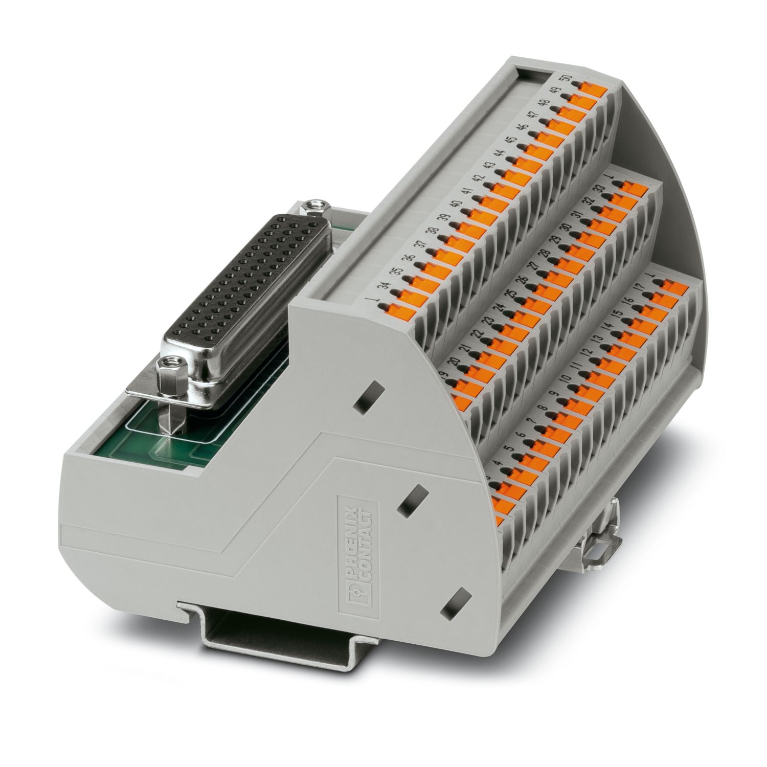 Phoenix Contact VIP-3/PT/D50SUB/F Series Interface Module, DIN Rail