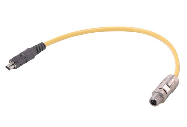 HARTING Male Male 2 way M12 Cable, 3 m
