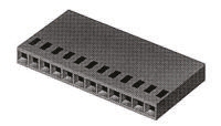 TE Connectivity, AMPMODU MOD IV Female Connector Housing, 2.54mm Pitch, 6 Way, 1 Row