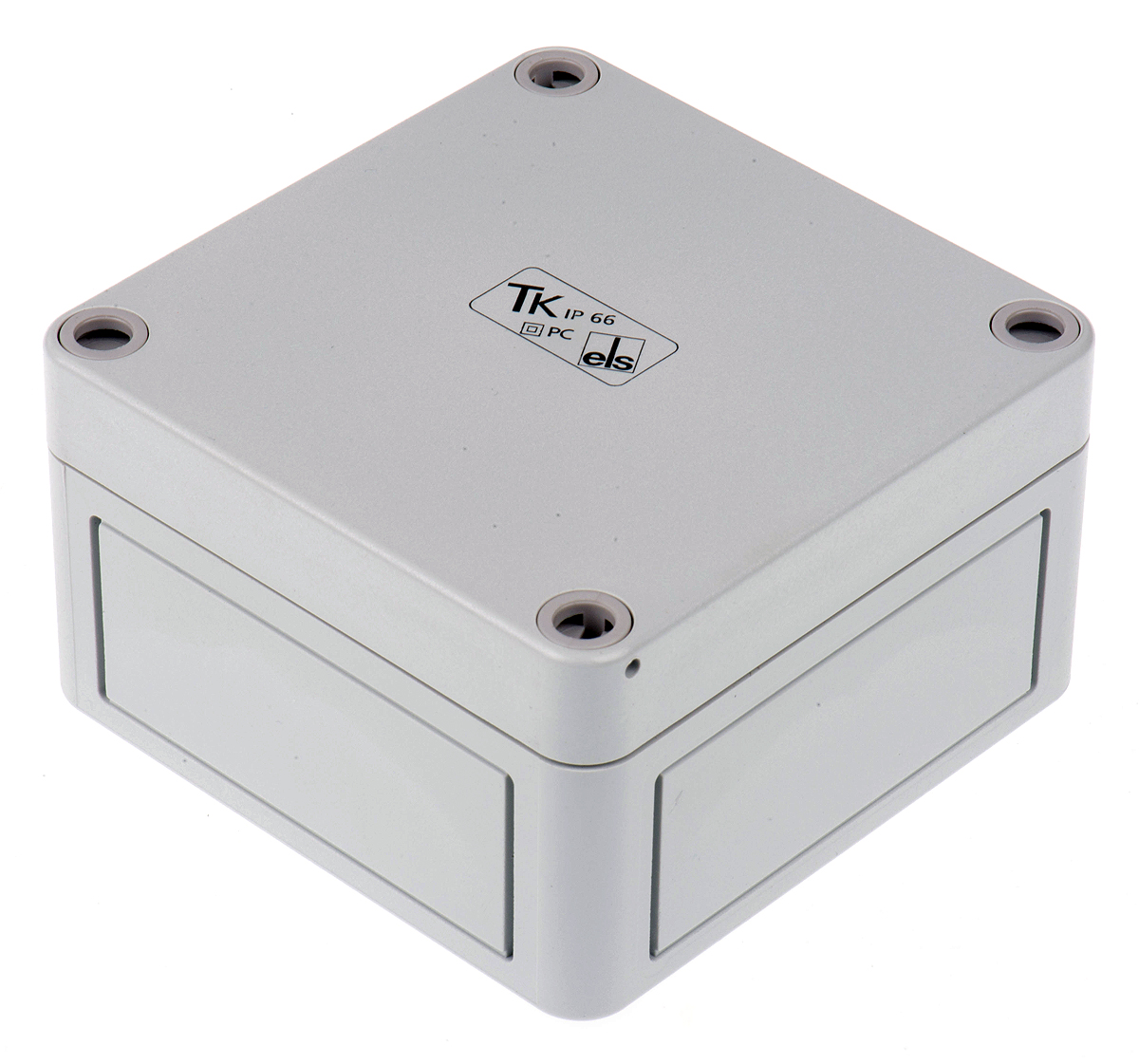 Spelsberg TK PC Series Grey Polycarbonate Enclosure, IP66, Grey Lid, 94 x 94 x 57mm