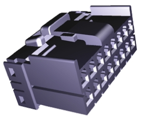 TE Connectivity, MULTILOCK 040 Male Connector Housing, 3.8mm Pitch, 16 Way, 2 Row