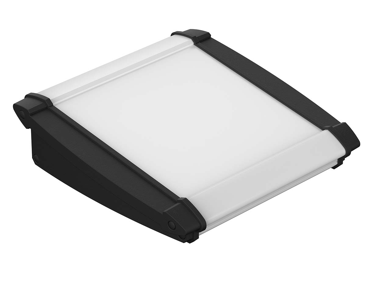Bopla Alu-Topline Series Black Aluminium Desktop Enclosure, Sloped Front, 150 x 181.2 x 53.2mm