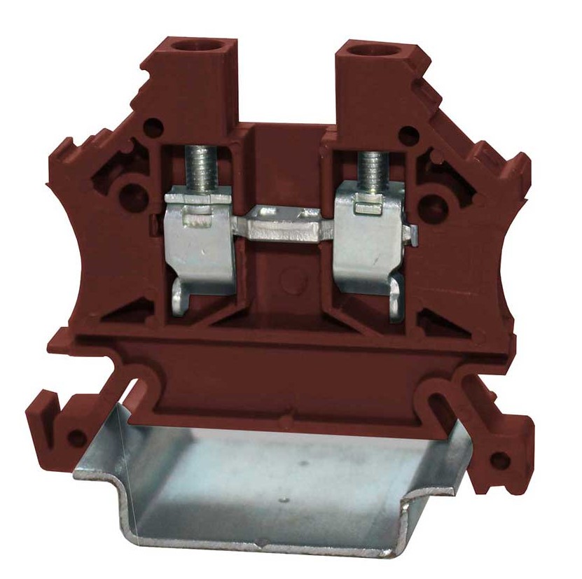 RS PRO Brown, Single-Level, Cage Clamp Termination