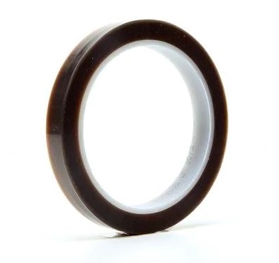 3M 5490 Brown PTFE Tape, 32.9m x 25.4mm x 0.09mm