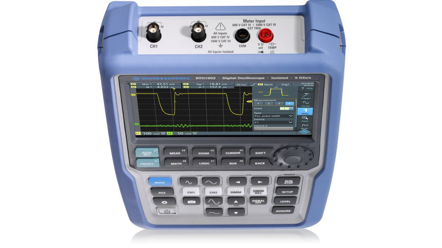 Rohde & Schwarz RTH1004 Scope Rider Series, 100MHz Handheld Oscilloscope, 4 Analogue Channels