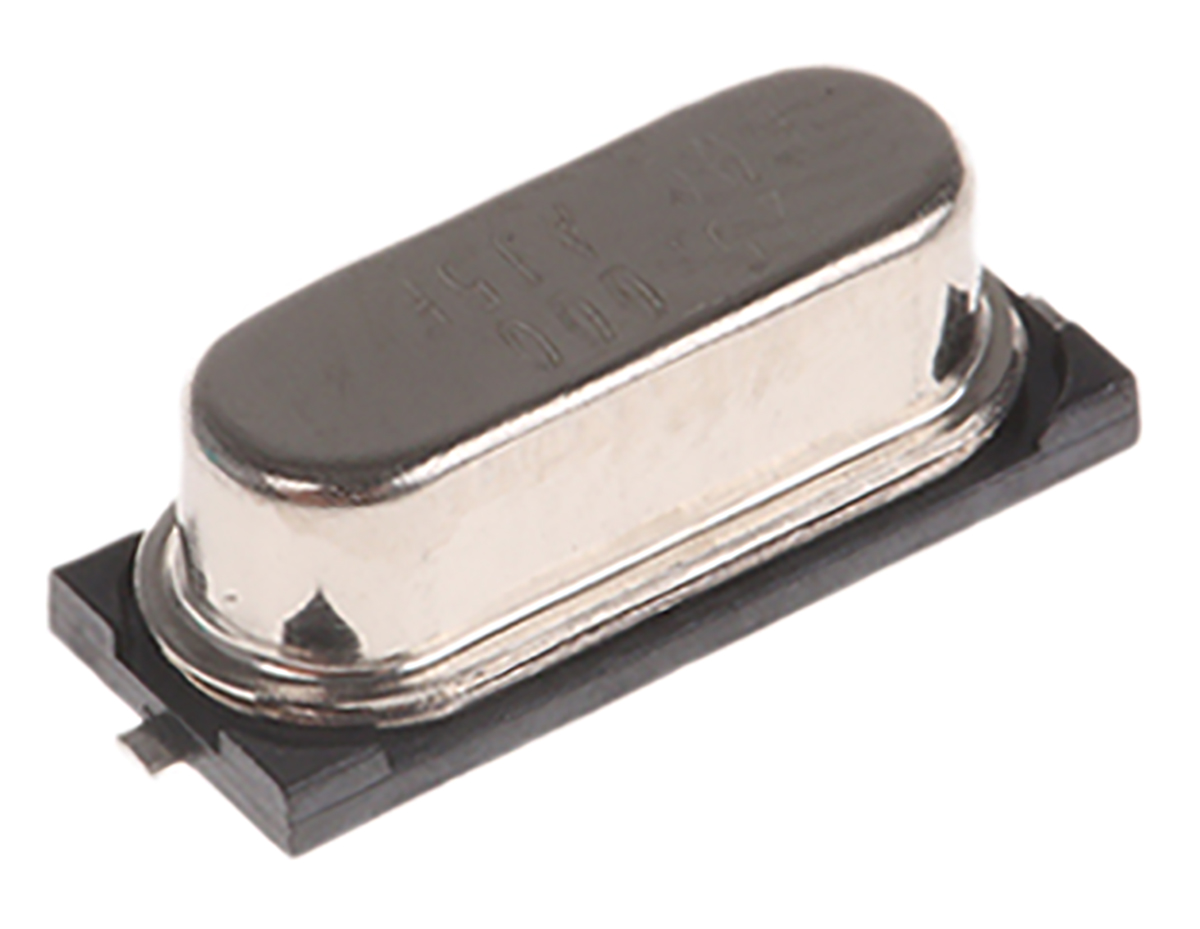 Euroquartz 25MHz Crystal ±30ppm SMD 2-Pin 12.4 x 4.5 x 4.2mm