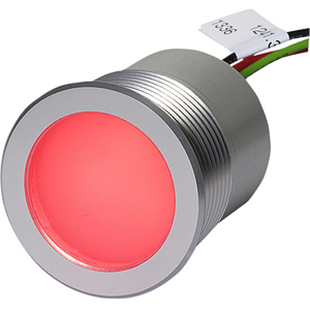 Schurter Green, Red, Yellow Panel Mount Indicator, 5 → 28V dc, 30.1mm Mounting Hole Size, Lead Wires