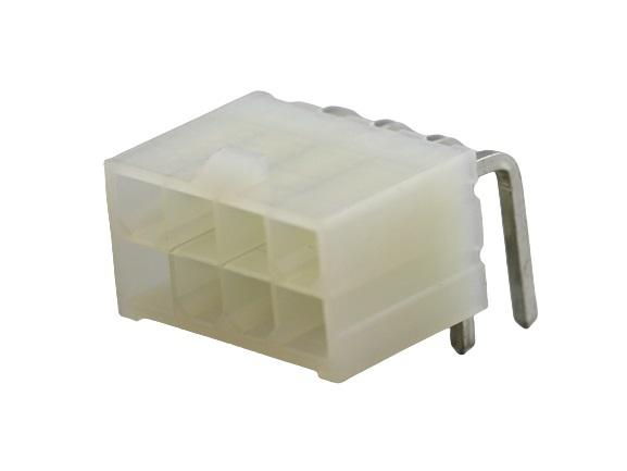Molex 35318 Series Right Angle PCB Header, 8 Contact(s), 4.2 mm Pitch, 2 Row, Shrouded