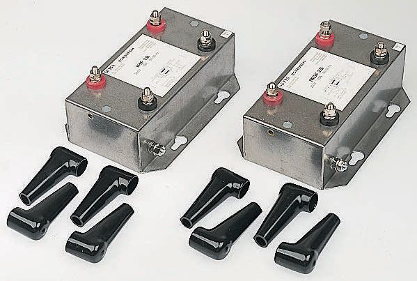 Deltron, MDF 50A 240 V ac 60Hz, Flange Mount EMI Filter, Stud, Single Phase