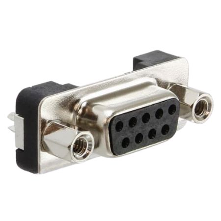 Norcomp 191 9 Way Vertical Panel Mount D-sub Connector Socket, 2.75mm Pitch, with Boardlocks