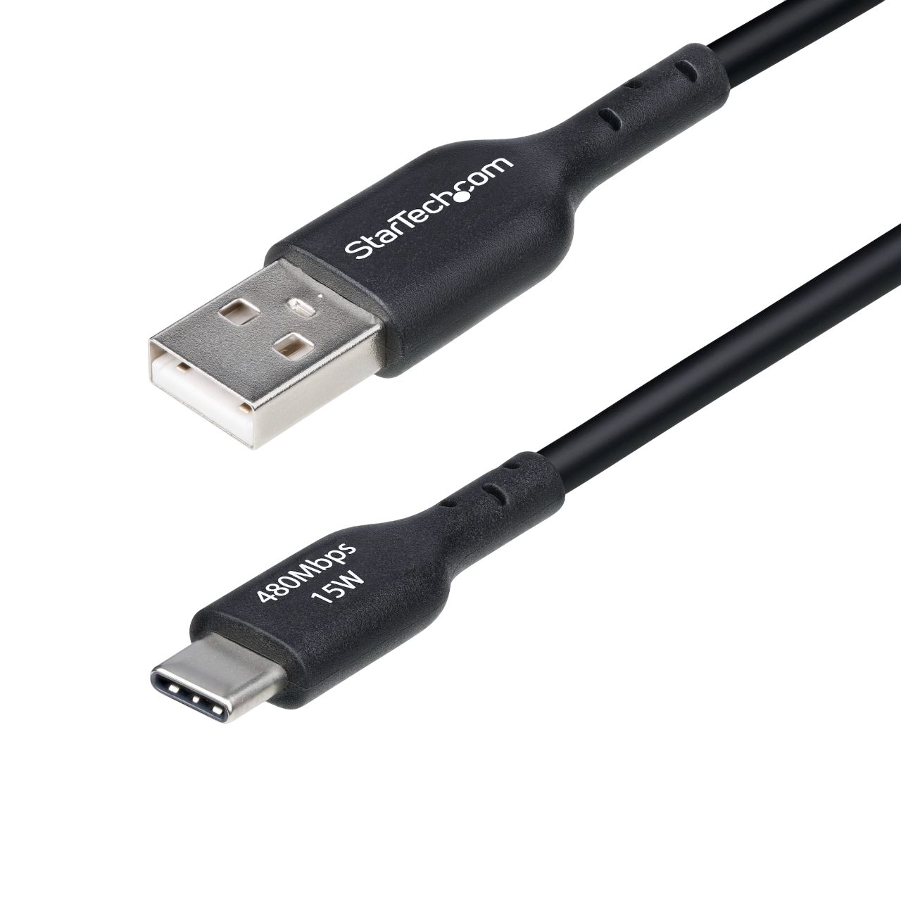 StarTech.com USB 2.0, Male USB A to Male USB C, 480Mbps, 2m