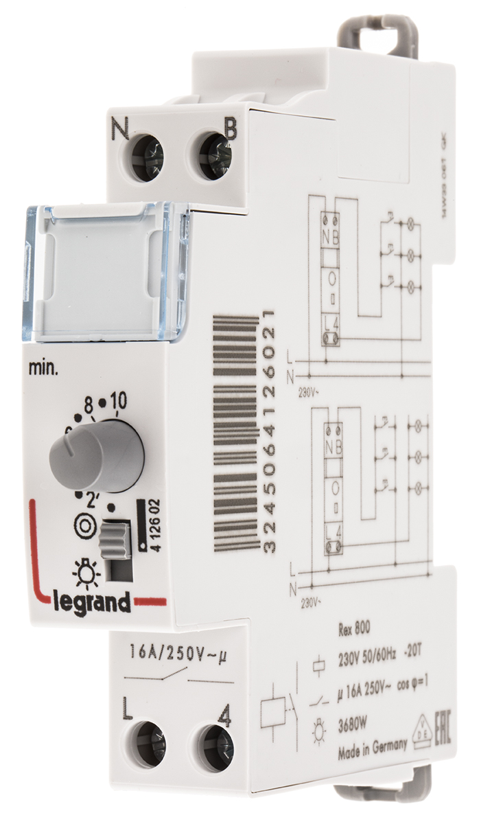 Legrand Digital DIN Rail Time Switch 230 V ac