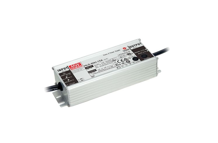 MEAN WELL LED Driver, 54V Output, 60W Output, 1.15A Output, Constant Current / Constant Voltage Dimmable