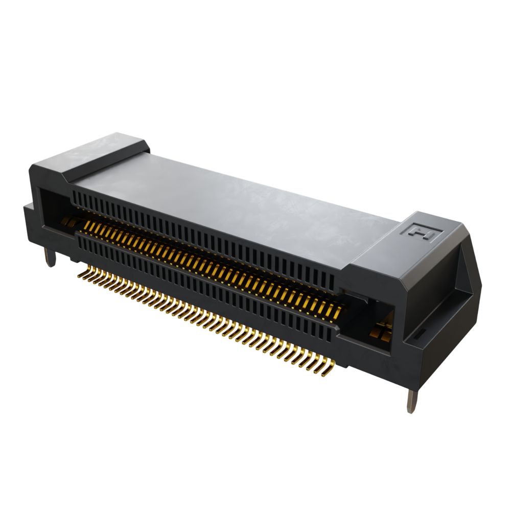 HARWIN FLECTO Series Horizontal Surface PCB Header, 80 Contact(s), 0.5 mm Pitch, 2 Row, Shrouded