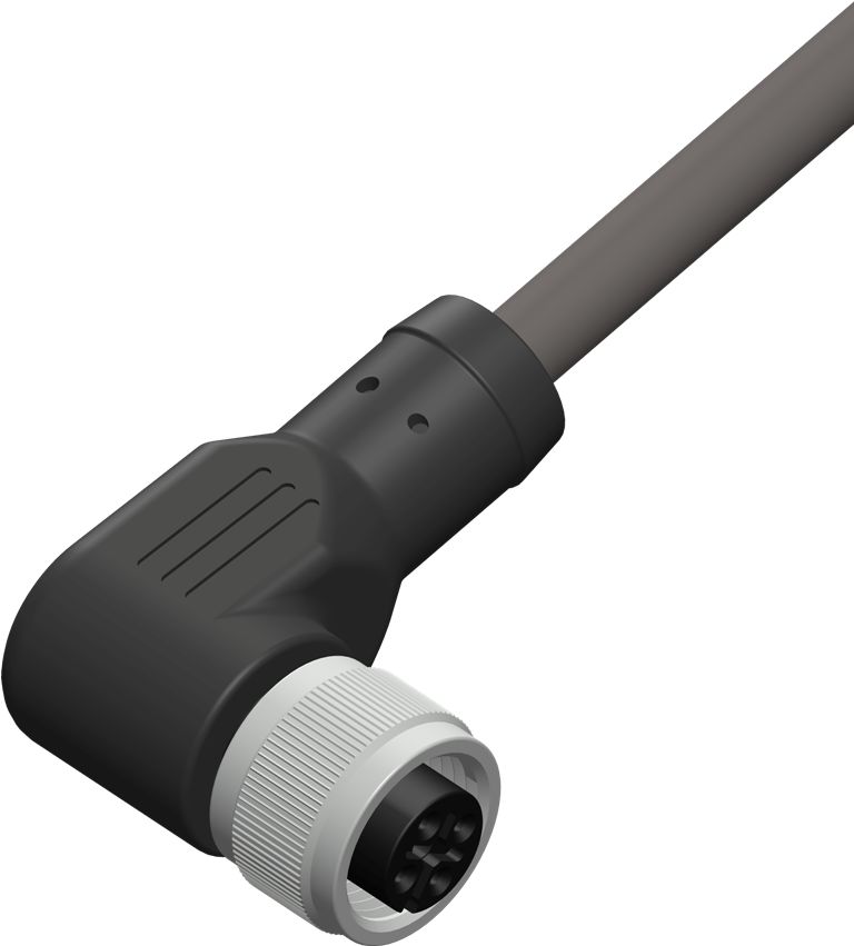 RS PRO Female 4 way M12 to Unterminated Free End Sensor Actuator Cable, 5 m