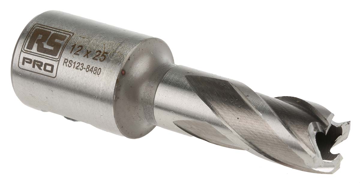 RS PRO HSS 12mm Cutting Diameter Magnetic Drill Bit