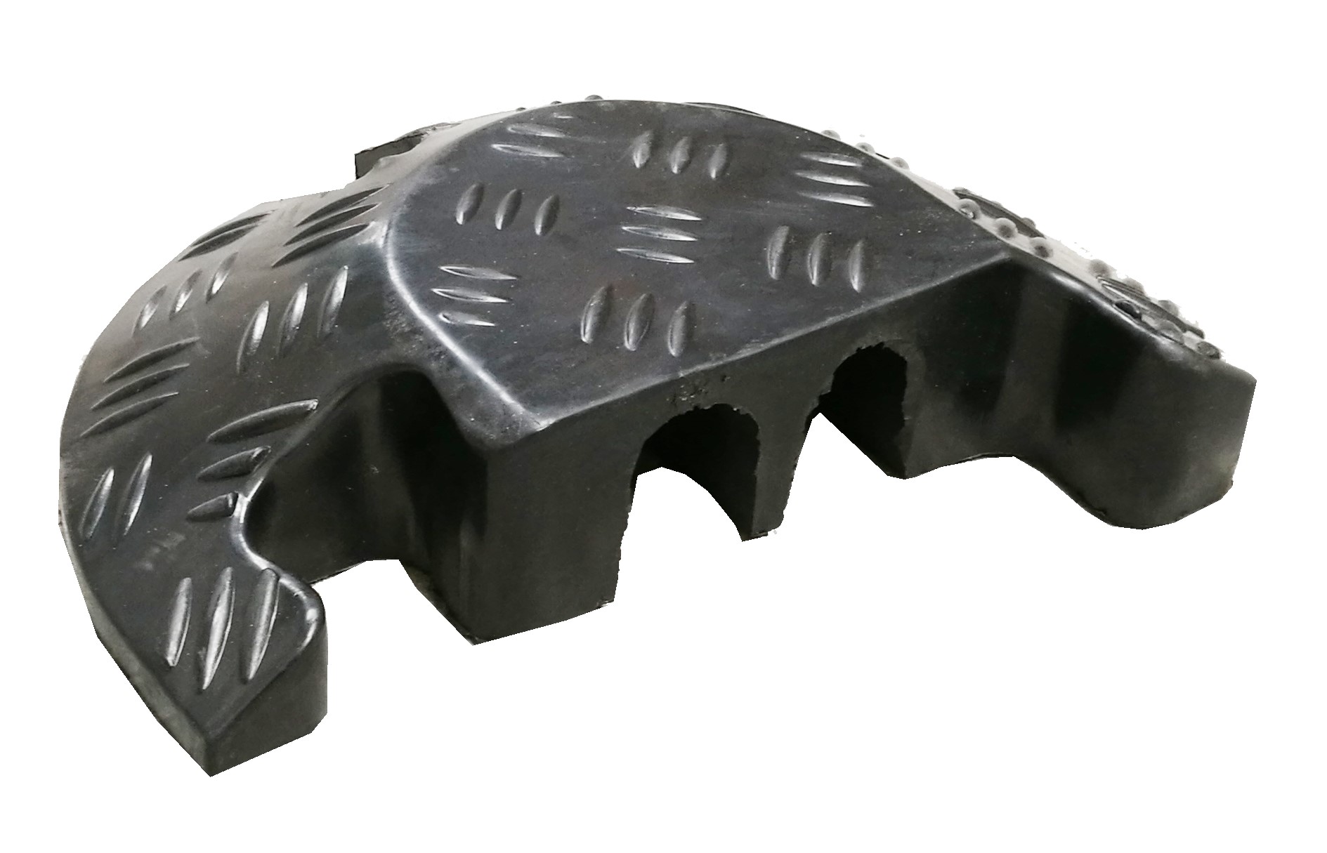 RS PRO 160mm Black Cable Cover in Rubber, 38 x 35mm Inside dia.