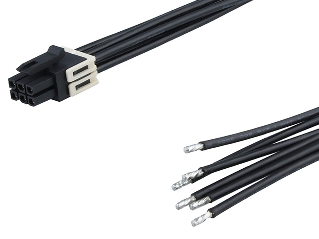 Molex 6 Way Female Micro-Fit+ Pigtail Cable assembly, 600mm